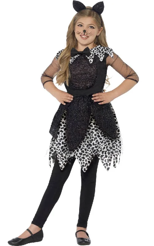 Midnight Cat Cute Girls Halloween Costume
