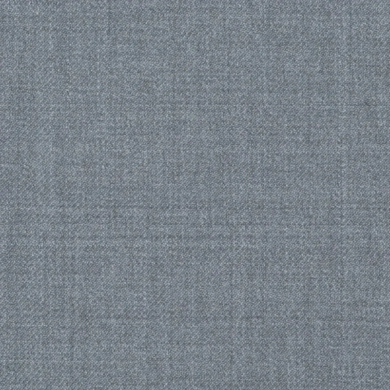 Light Grey Plain Twill Super 120's All Wool Suiting