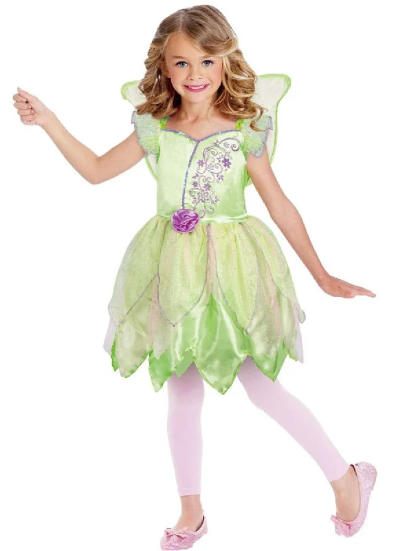 Magical Green Fairy Girls Dress Up Costume