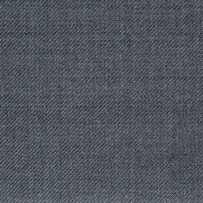 Flannel Grey Twill Super 100's Wool Blend Suiting