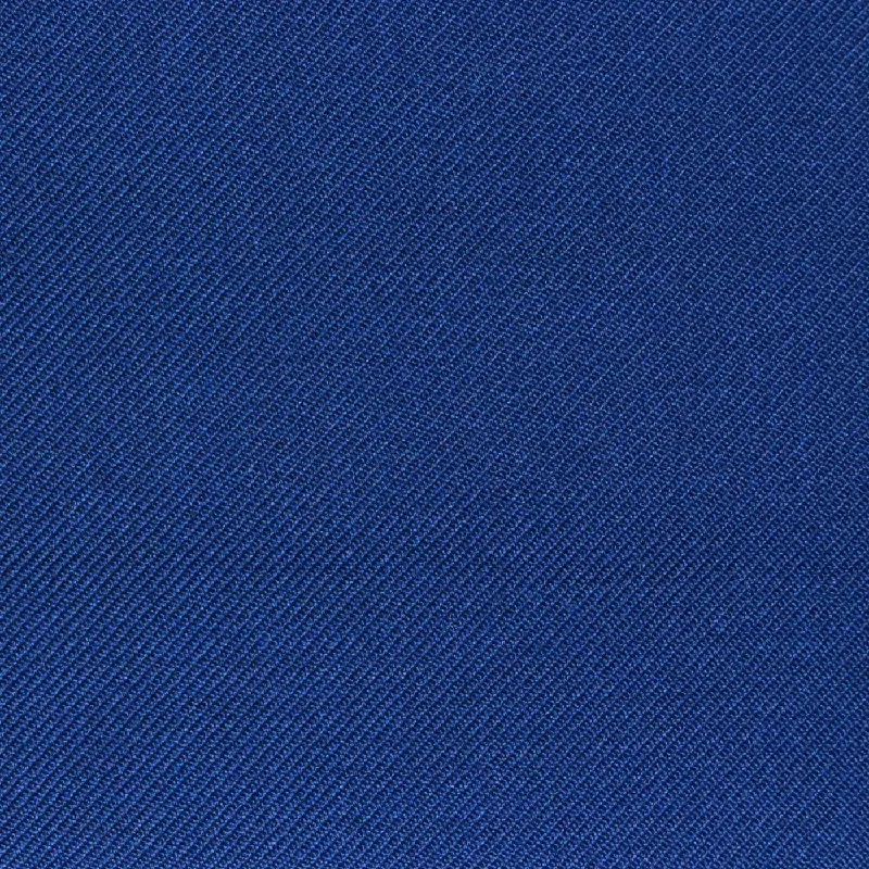 French Navy Blue Twill Super 100's Wool Blend Suiting