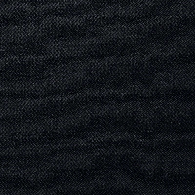Black Plain Weave Super 120's All Wool Suiting
