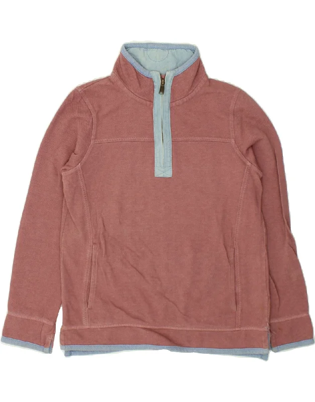 FAT FACE Womens Oversized Zip Neck Sweatshirt Jumper UK 10 Small Maroon Edgy sweaters FAT FACE Womens Oversized Zip Neck Sweatshirt Jumper UK 10 Small Maroon Edgy sweaters