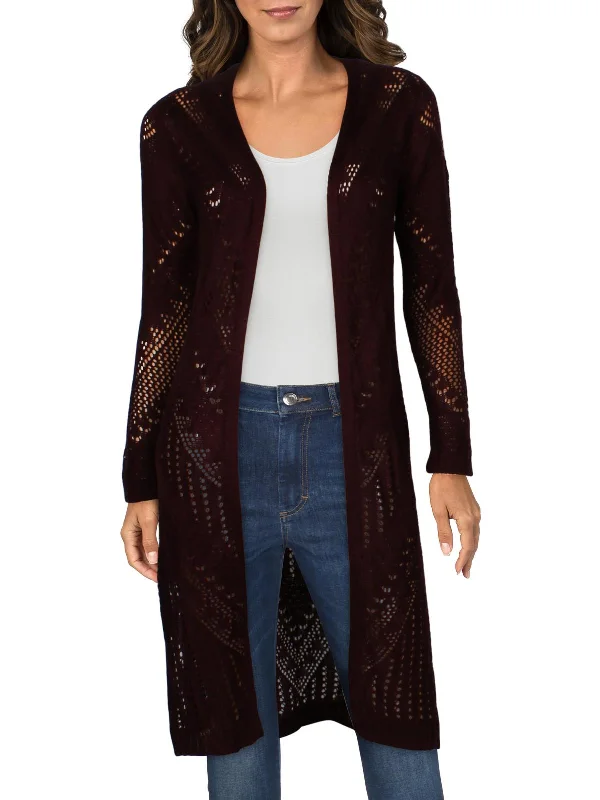Juniors Womens Knit Open Front Cardigan Sweater North Face sweaters