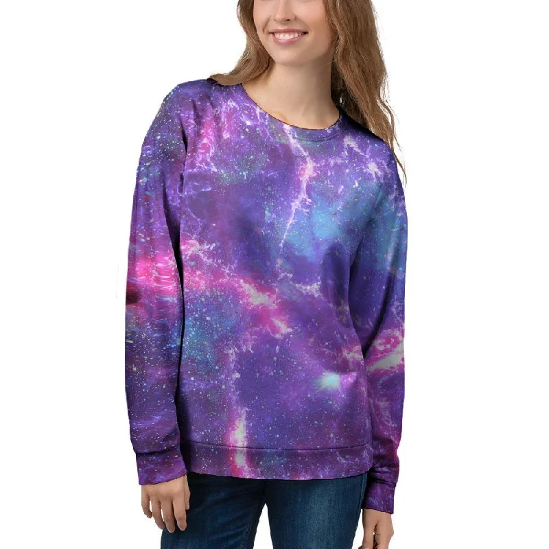 Nebula Galaxy Space Women's Sweatshirt Vintage sweaters