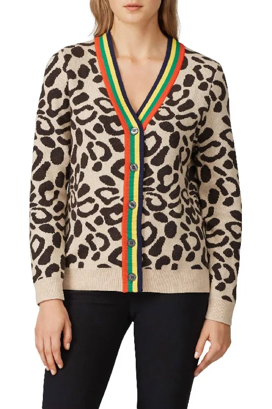 The Cat Leopard Cardigan Lightweight sweaters for spring