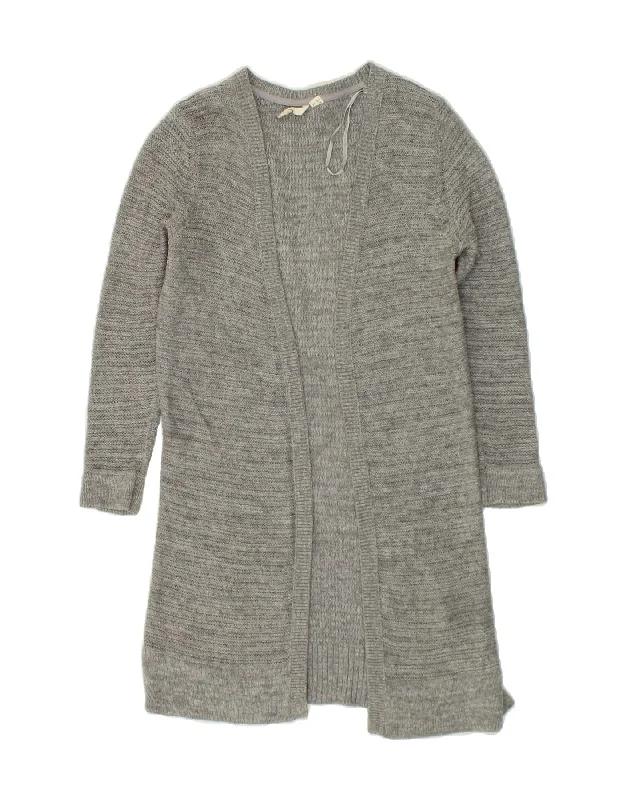 WHITE STUFF Womens Longline Cardigan Sweater UK 10 Small Grey Cotton Elegant sweaters WHITE STUFF Womens Longline Cardigan Sweater UK 10 Small Grey Cotton Elegant sweaters