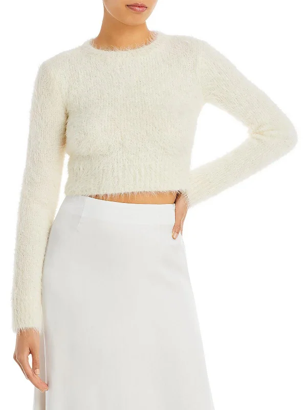 Womens Alpaca Ribbed Knit Crewneck Sweater Zara sweaters