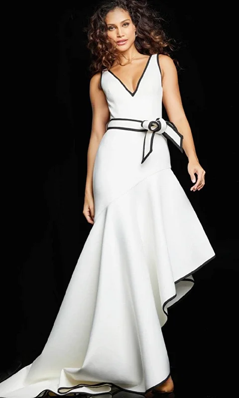 Jovani 23762 - Sleeveless High Low Hem Evening Dress Best party dresses for petites