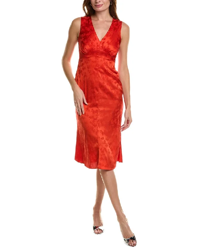 BCBG NY Midi Dress Tulle A-line Skirt