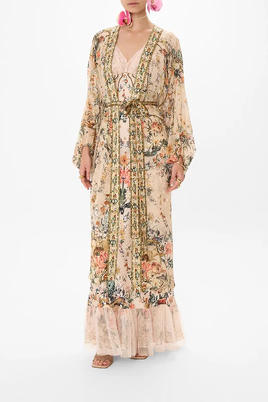 BLOUSON SLEEVE LAYER ROSE GARDEN REVOLUTION Off-shoulder unclassified dresses