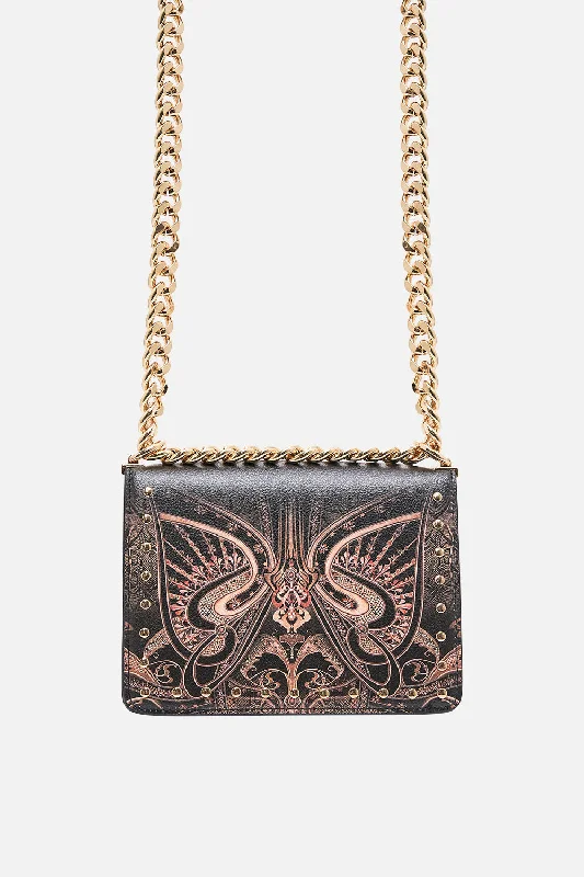 CROSSBODY BOX BAG WITH CHAIN NOUVEAU NOIR Popular unclassified dresses