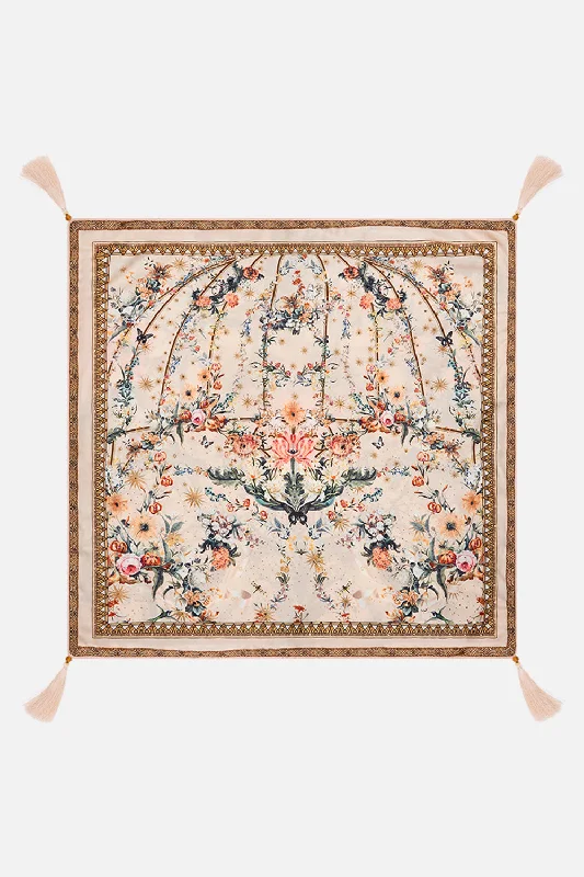 LARGE SQUARE CUSHION ROSE GARDEN REVOLUTION Silk unclassified dresses
