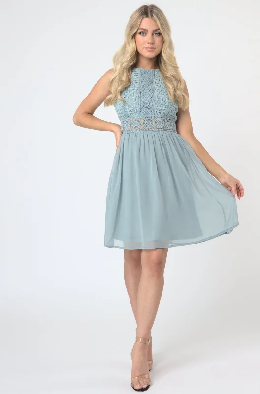 Cherelle Skater in Light Teal Summer unclassified dresses
