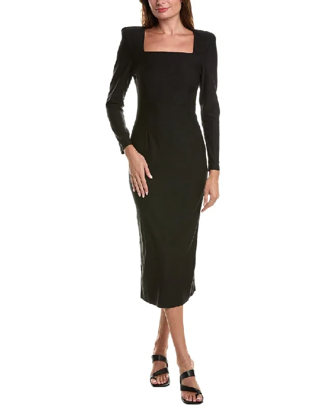 REVERIEE Sheath Dress Open-back unclassified dresses